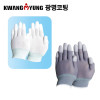 광명코팅 PU TOP 코팅장갑 회색 백색 S/M/L (10조)