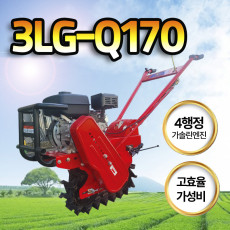 이수코리아 체인식 쟁기 미니 경작기 3LG-Q170 7마력 땅갈기 논밭정리 파종 잡초제거